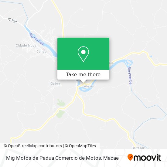 Mig Motos de Padua Comercio de Motos map