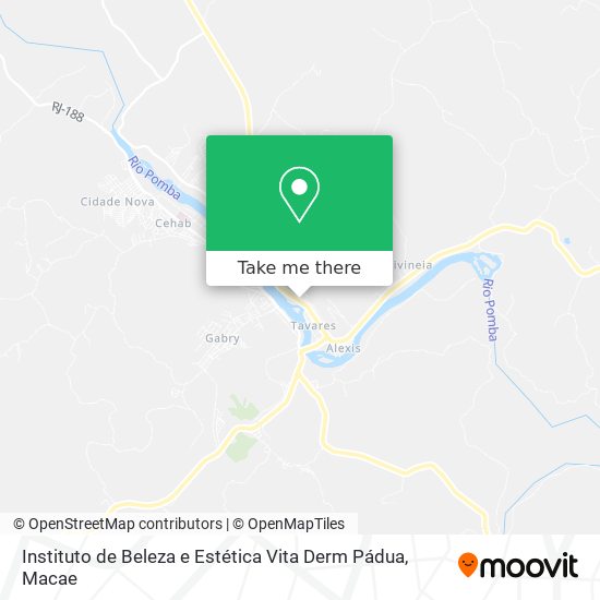 Instituto de Beleza e Estética Vita Derm Pádua map