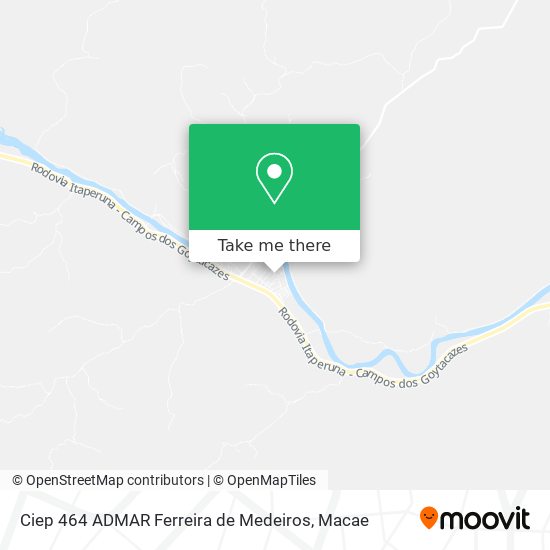 Ciep 464 ADMAR Ferreira de Medeiros map