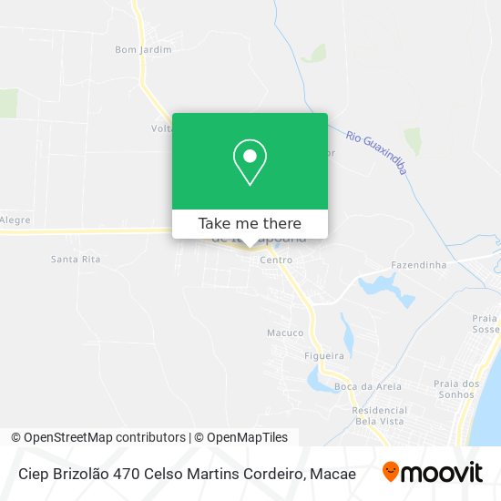 Ciep Brizolão 470 Celso Martins Cordeiro map
