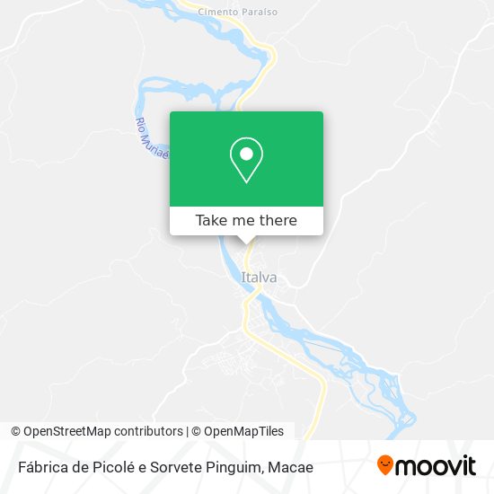 Fábrica de Picolé e Sorvete Pinguim map