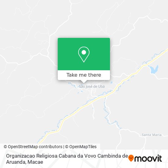Organizacao Religiosa Cabana da Vovo Cambinda de Aruanda map