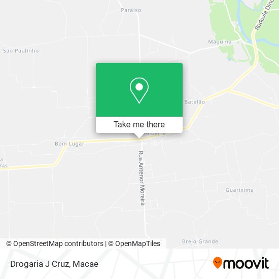 Drogaria J Cruz map