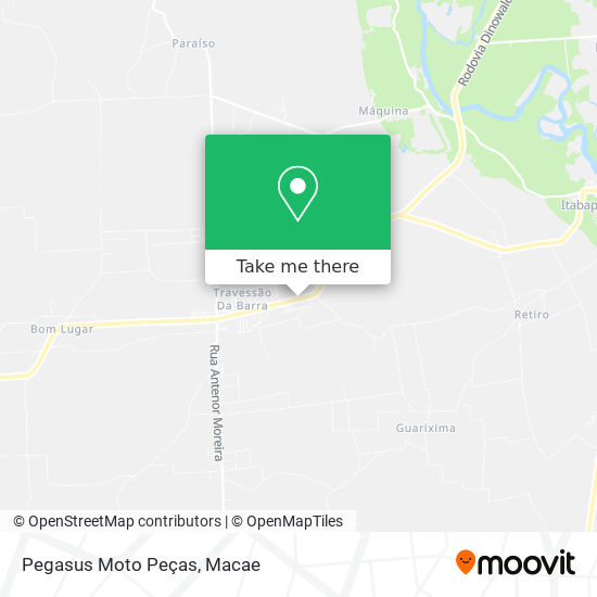 Pegasus Moto Peças map