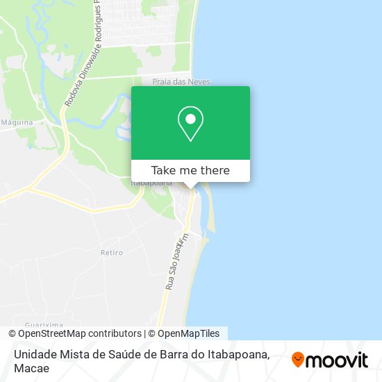 Unidade Mista de Saúde de Barra do Itabapoana map