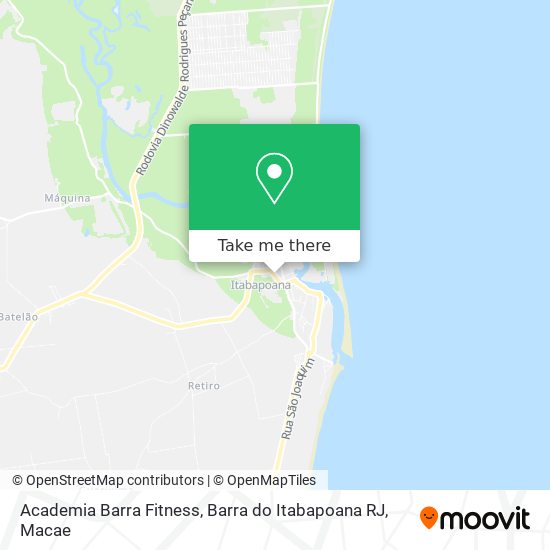 Academia Barra Fitness, Barra do Itabapoana RJ map