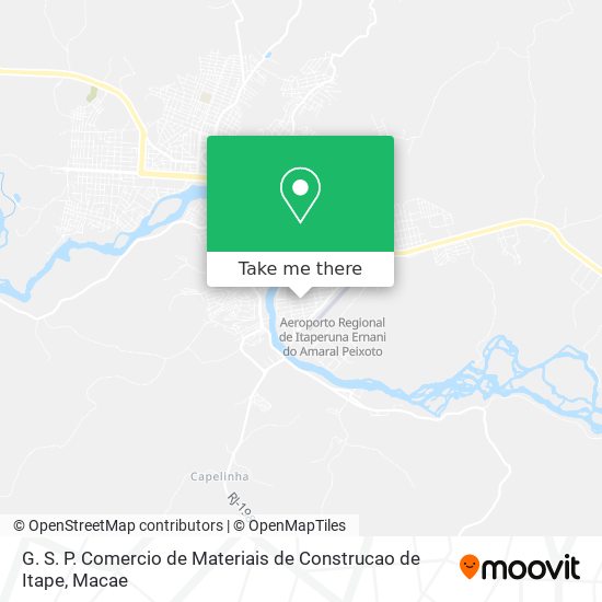 G. S. P. Comercio de Materiais de Construcao de Itape map