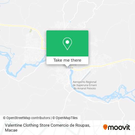 Valentine Clothing Store Comercio de Roupas map