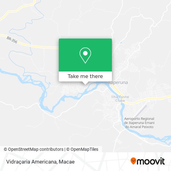 Vidraçaria Americana map