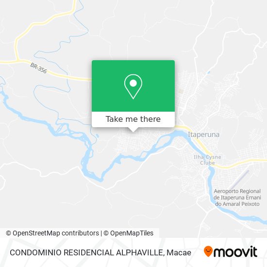 CONDOMINIO RESIDENCIAL ALPHAVILLE map