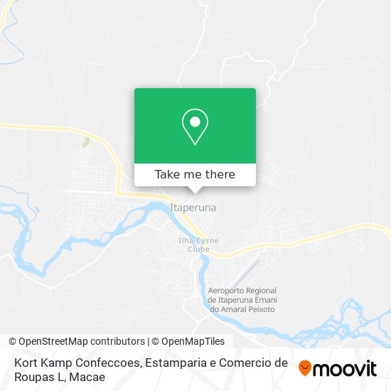 Kort Kamp Confeccoes, Estamparia e Comercio de Roupas L map