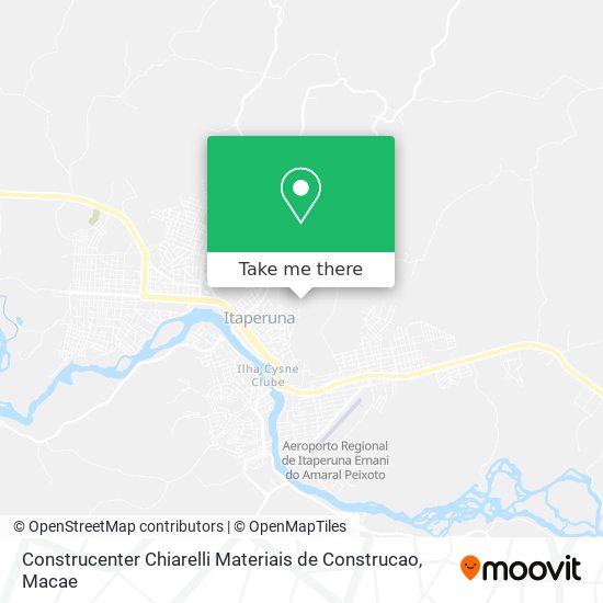 Construcenter Chiarelli Materiais de Construcao map