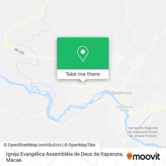 Igreja Evangélica Assembléia de Deus de Itaperuna map