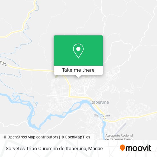 Sorvetes Tribo Curumim de Itaperuna map