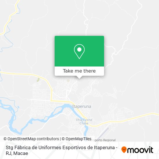 Stg Fábrica de Uniformes Esportivos de Itaperuna - RJ map