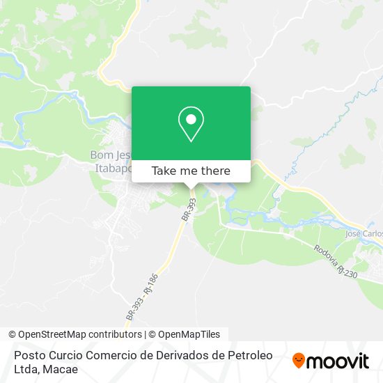 Posto Curcio Comercio de Derivados de Petroleo Ltda map
