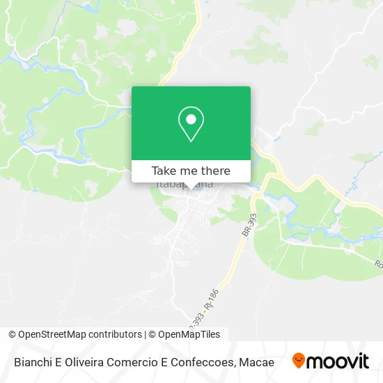 Bianchi E Oliveira Comercio E Confeccoes map
