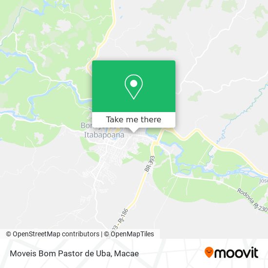 Moveis Bom Pastor de Uba map
