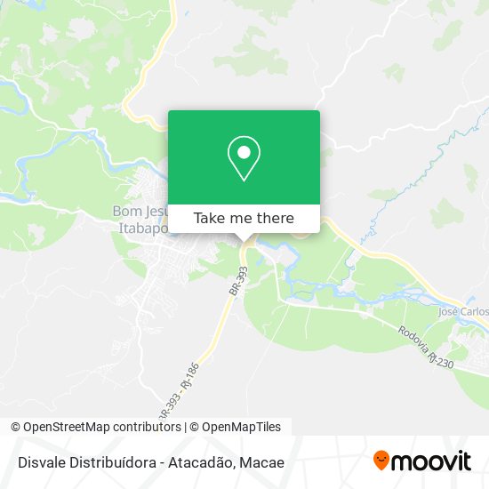Disvale Distribuídora - Atacadão map