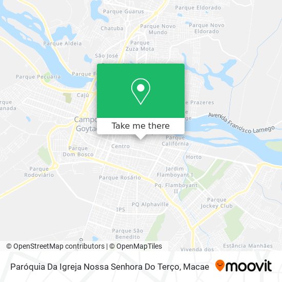 Paróquia Da Igreja Nossa Senhora Do Terço map