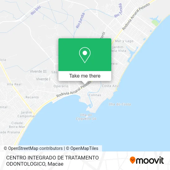CENTRO INTEGRADO DE TRATAMENTO ODONTOLOGICO map