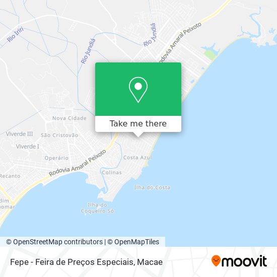 Fepe - Feira de Preços Especiais map