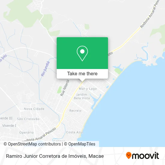Ramiro Junior Corretora de Imóveis map