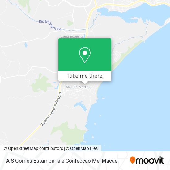 A S Gomes Estamparia e Confeccao Me map