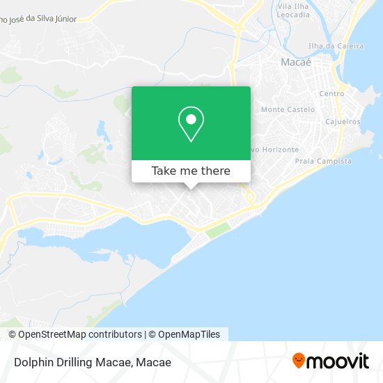 Dolphin Drilling Macae map