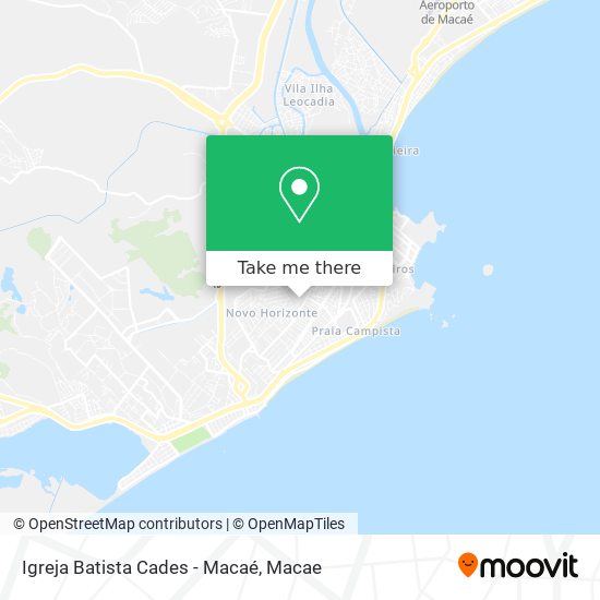 Igreja Batista Cades - Macaé map