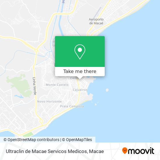 Ultraclin de Macae Servicos Medicos map