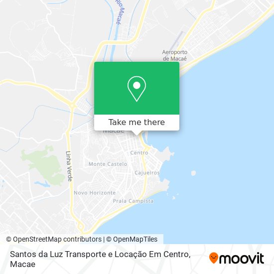 Santos da Luz Transporte e Locação Em Centro map