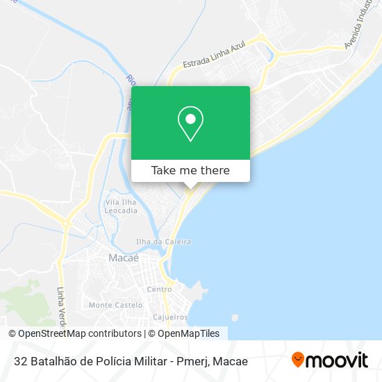 32 Batalhão de Polícia Militar - Pmerj map