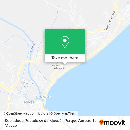 Sociedade Pestalozzi de Macaé - Parque Aeroporto map