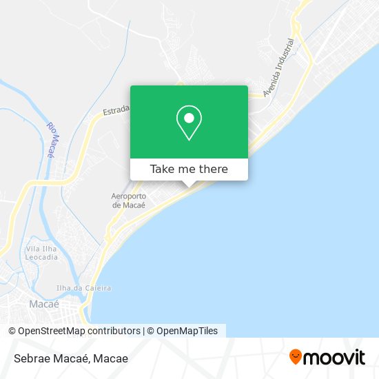 Sebrae Macaé map