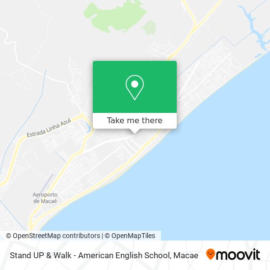 Stand UP & Walk - American English School map