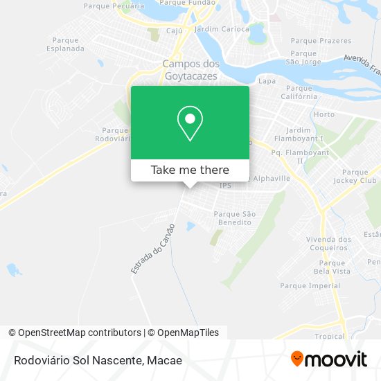 Rodoviário Sol Nascente map