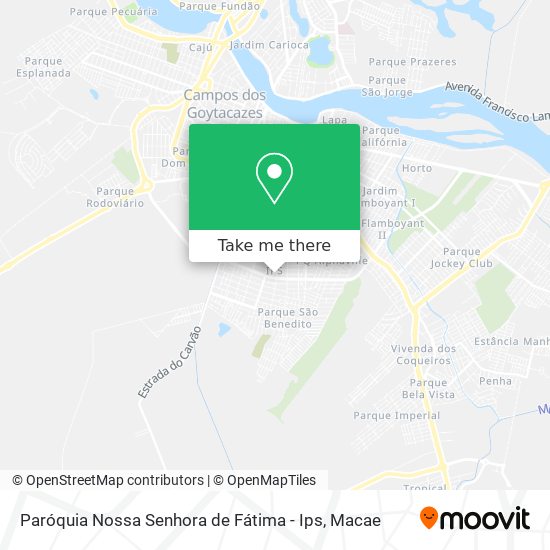 Paróquia Nossa Senhora de Fátima - Ips map