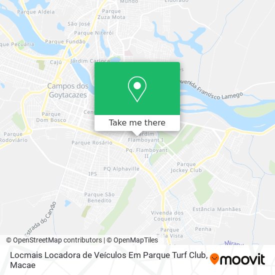 Locmais Locadora de Veículos Em Parque Turf Club map