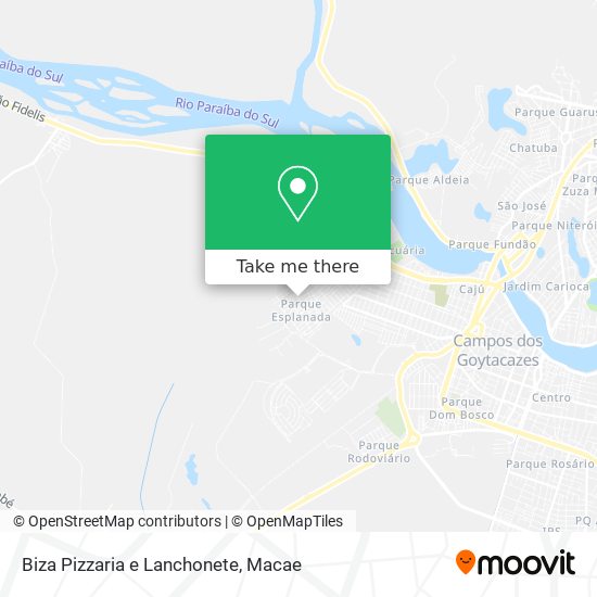 Biza Pizzaria e Lanchonete map