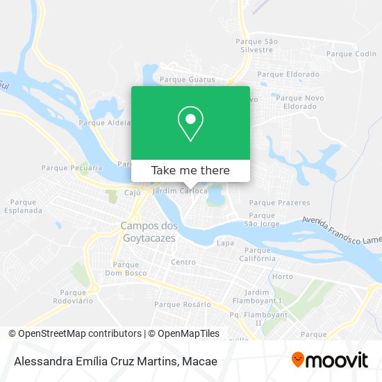 Alessandra Emília Cruz Martins map