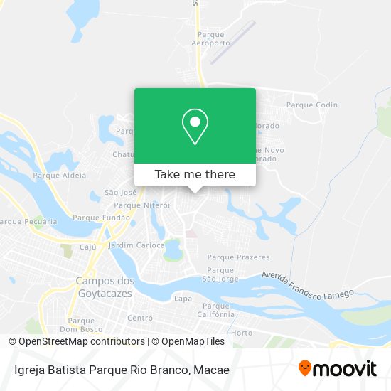 Igreja Batista Parque Rio Branco map