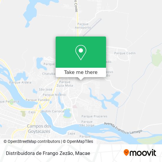 Distribuidora de Frango Zezão map