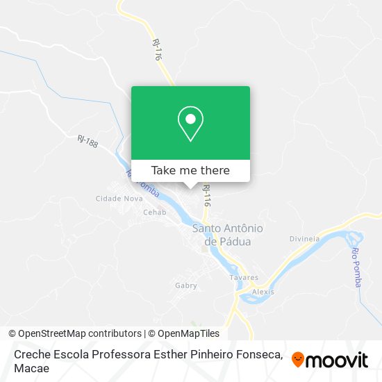 Creche Escola Professora Esther Pinheiro Fonseca map