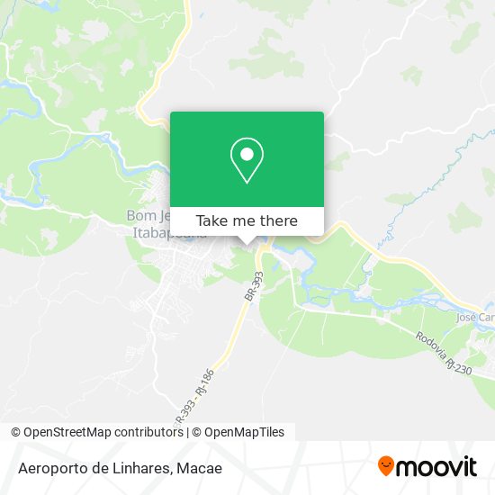 Aeroporto de Linhares map