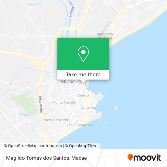 Magildo Tomas dos Santos map