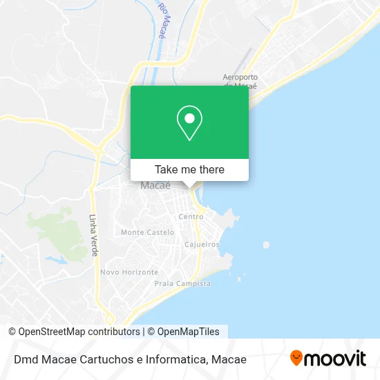 Dmd Macae Cartuchos e Informatica map