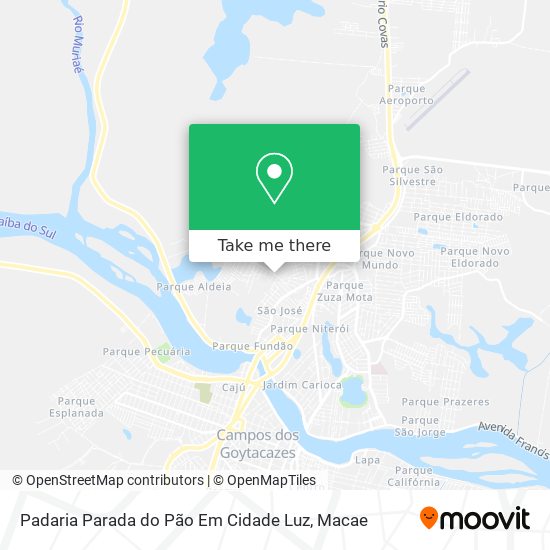 Padaria Parada do Pão Em Cidade Luz map