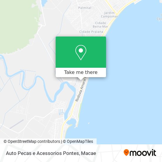 Auto Pecas e Acessorios Pontes map