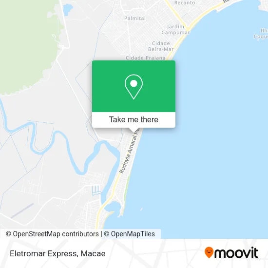 Eletromar Express map